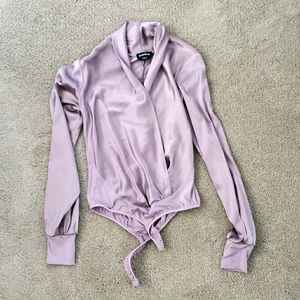 Bebe lavender body suit